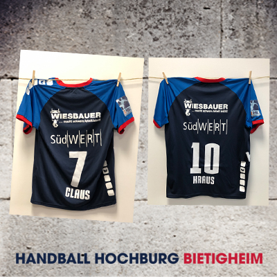 Matchworn Trikots der SG-Männer zu ersteigern